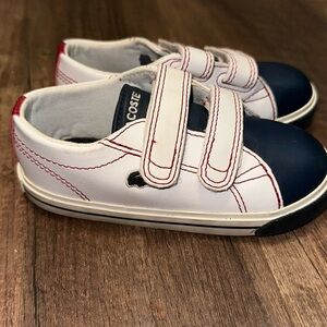 Lacoste Riberac Leather Trainer Sneakers kids size 8